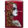 Zippo Classic 28830 — зажигалка, красная глянцевая