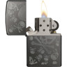 Zippo Classic 28685 — матовая зажигалка, тёмно-серый